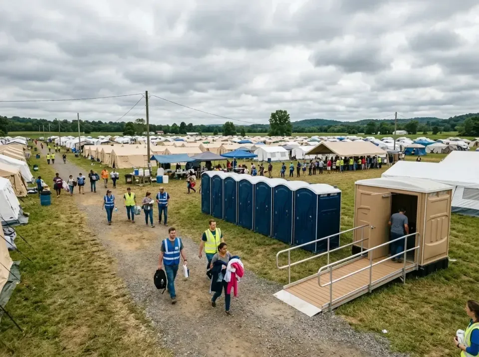 disaster-relief-camp-restrooms-010 — frequently asked questions, Dumpster & Portable Bathrooms Rental in The Hills, NJ